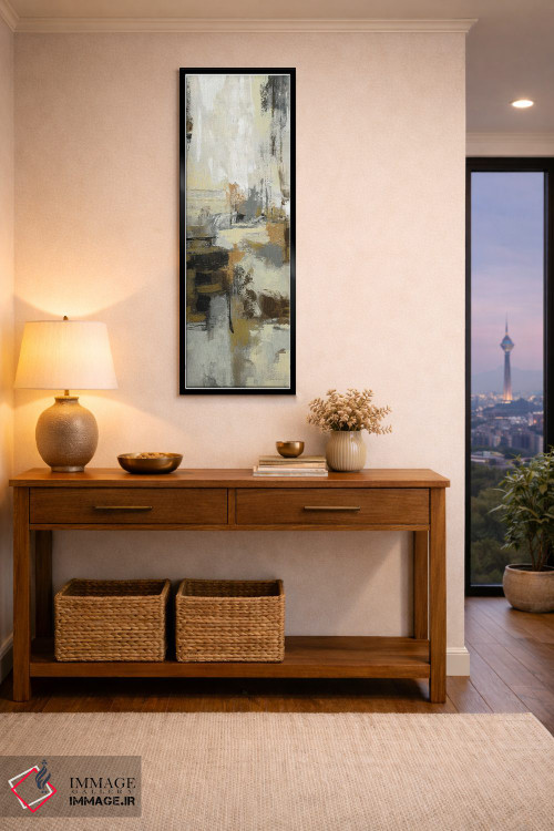 تابلو دکوراتیو گدازه و بخار III اثر سیلویا واسیلیوا - D5B