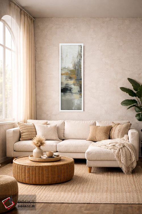 تابلو دکوراتیو گدازه و بخار II اثر سیلویا واسیلیوا - D3W