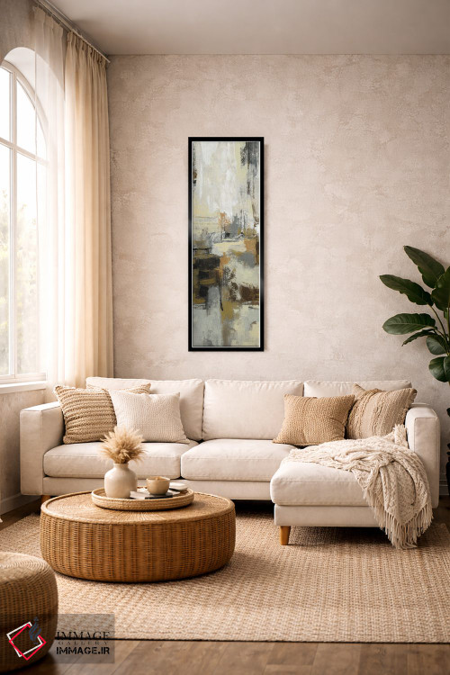 تابلو دکوراتیو گدازه و بخار III اثر سیلویا واسیلیوا - D6B