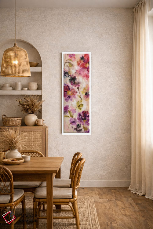 تابلو دکوراتیو گل های شاداب و فراوان II اثر سیلویا واسیلیوا - D4W
