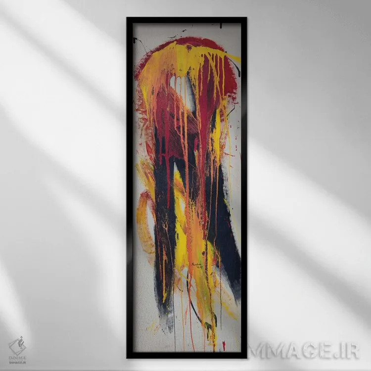 تابلو دکوراتیو ۱۲۲۰۰۷۴ اثر شاون جیکوبز - نمای قابدار مشکی