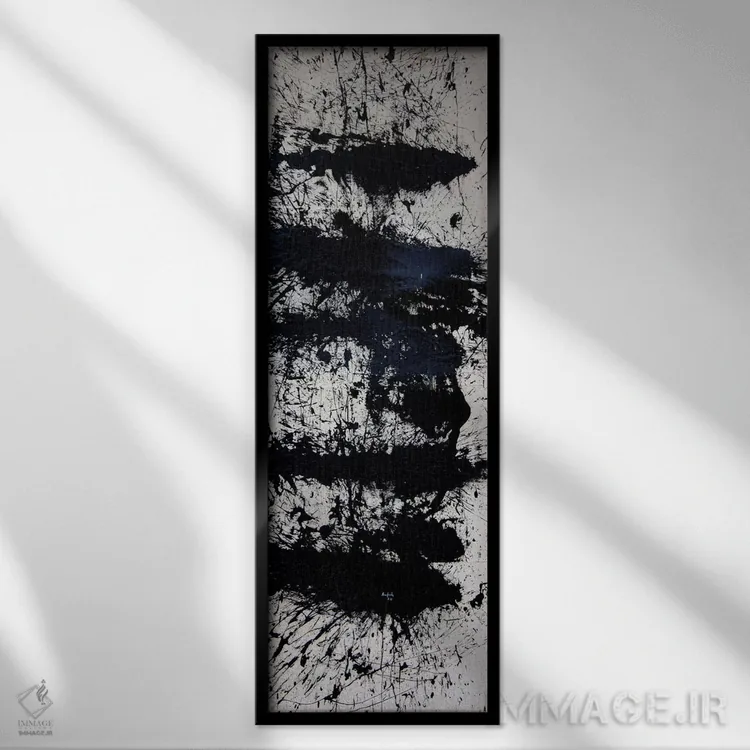 تابلو دکوراتیو رهاشدگی اثر شاون جیکوبز - نمای قابدار مشکی