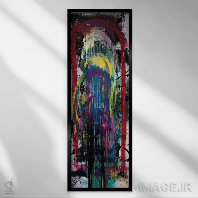 تابلو دکوراتیو ۱۲۰۰۸۱ اثر شاون جیکوبز - نمای قابدار مشکی