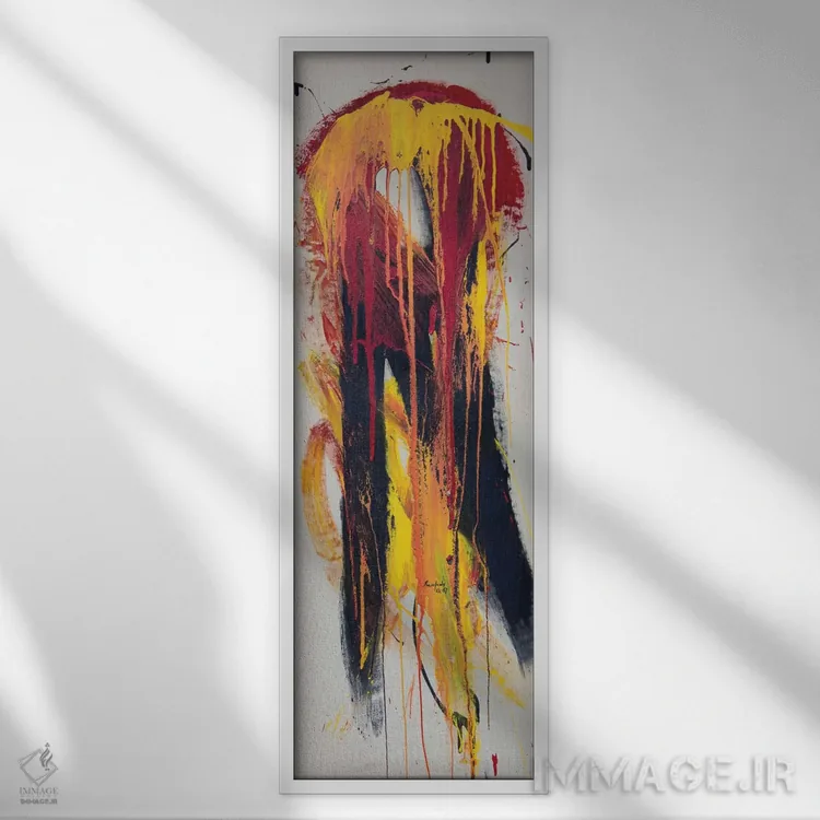 تابلو دکوراتیو ۱۲۲۰۰۷۴ اثر شاون جیکوبز - نمای قابدار سفید