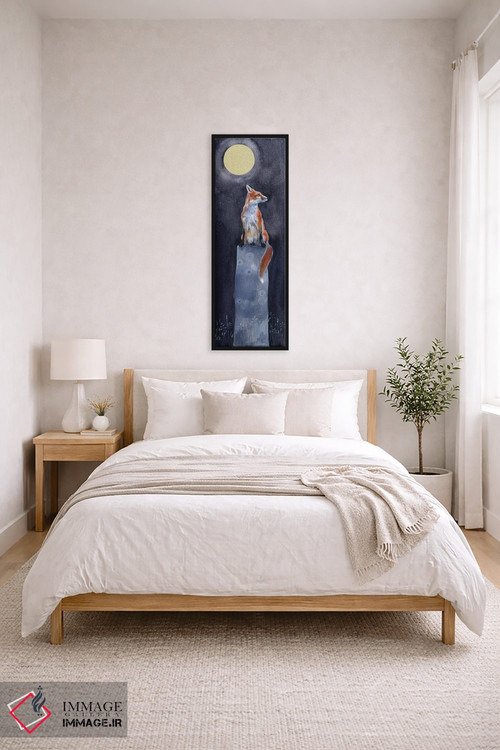 تابلو دکوراتیو روباه ۲ اثر سم کنن آرت - D4B