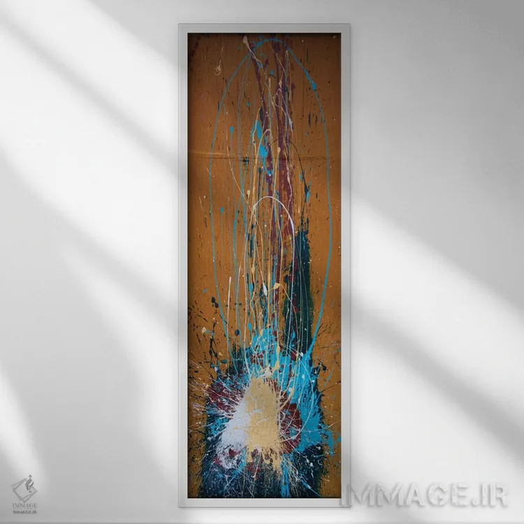 تابلو دکوراتیو رهایی! دو اثر شاون جیکوبز - نمای قابدار سفید