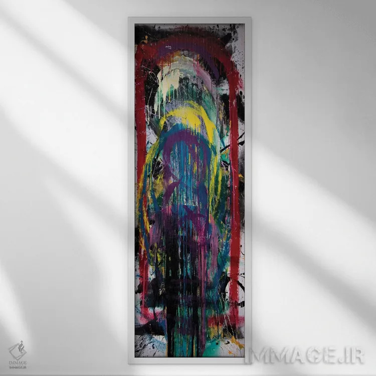 تابلو دکوراتیو ۱۲۰۰۸۱ اثر شاون جیکوبز - نمای قابدار سفید