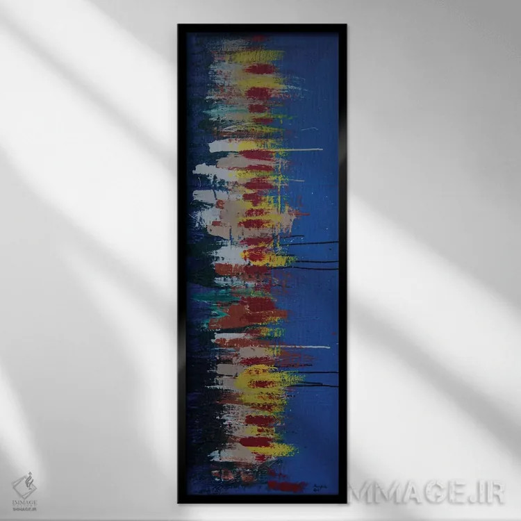 تابلو دکوراتیو زمزمه اثر شاون جیکوبز - نمای قابدار مشکی