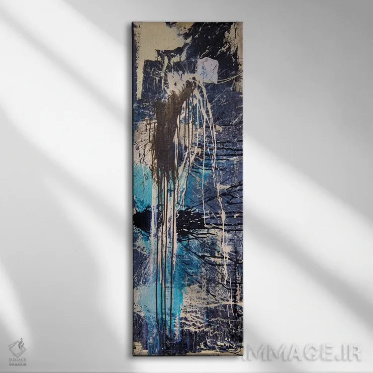 تابلو دکوراتیو بی حس اثر شاون جیکوبز - نمای روبهرو روی دیوار