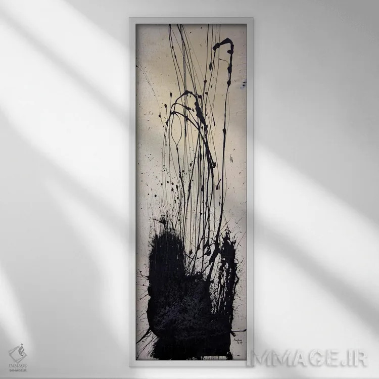 تابلو دکوراتیو پایان اثر شاون جیکوبز - نمای قابدار سفید