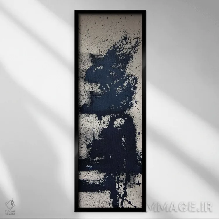 تابلو دکوراتیو غفلت اثر شاون جیکوبز - نمای قابدار مشکی