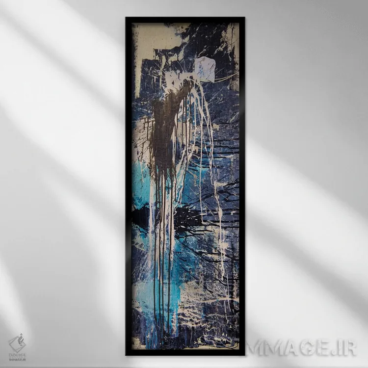 تابلو دکوراتیو بی حس اثر شاون جیکوبز - نمای قابدار مشکی