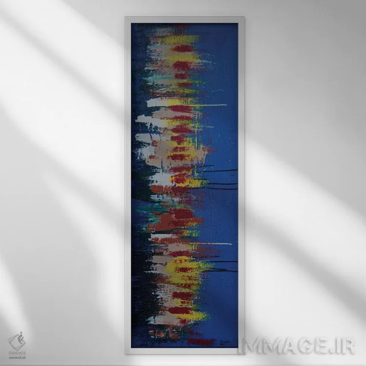 تابلو دکوراتیو زمزمه اثر شاون جیکوبز - نمای قابدار سفید