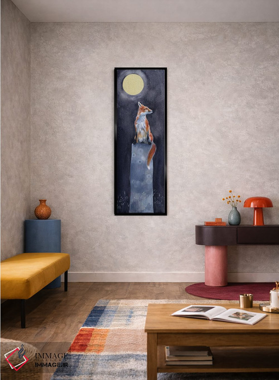 تابلو دکوراتیو روباه ۲ اثر سم کنن آرت - D5B