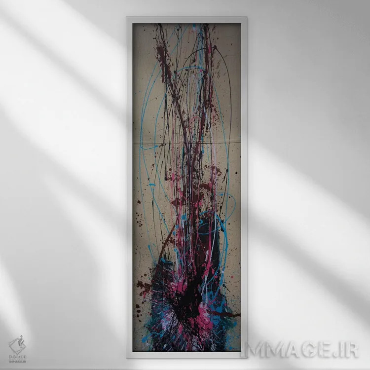 تابلو دکوراتیو رهایی! یک اثر شاون جیکوبز - نمای قابدار سفید