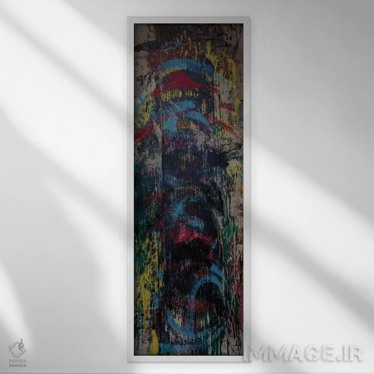 تابلو دکوراتیو دوقطبی اثر شاون جیکوبز - نمای قابدار سفید