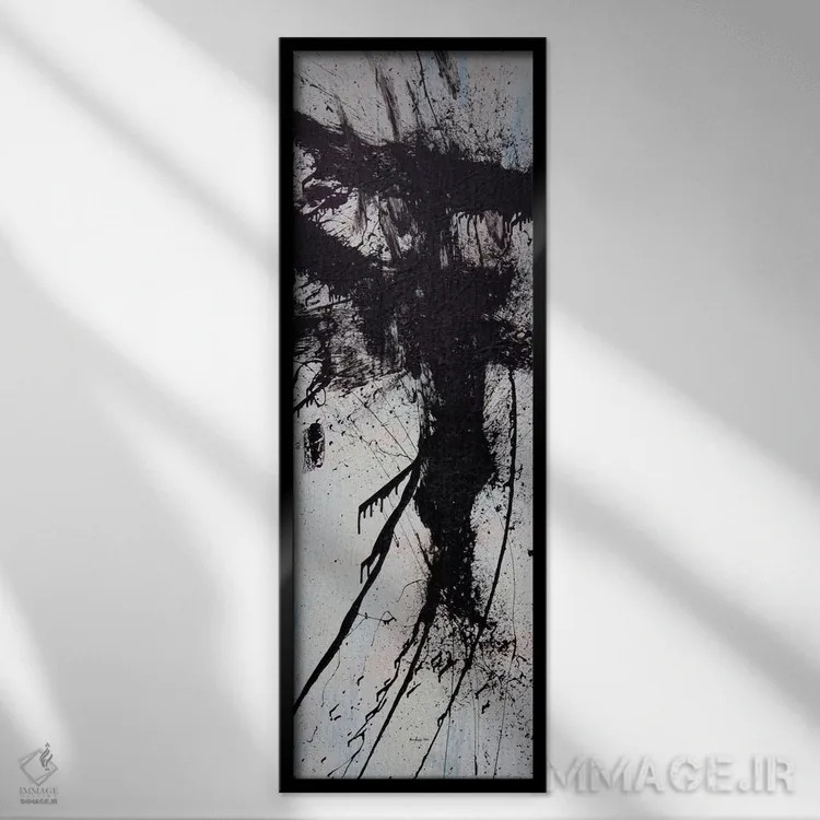 تابلو دکوراتیو بی لذتی شماره ۱ اثر شاون جیکوبز - نمای قابدار مشکی