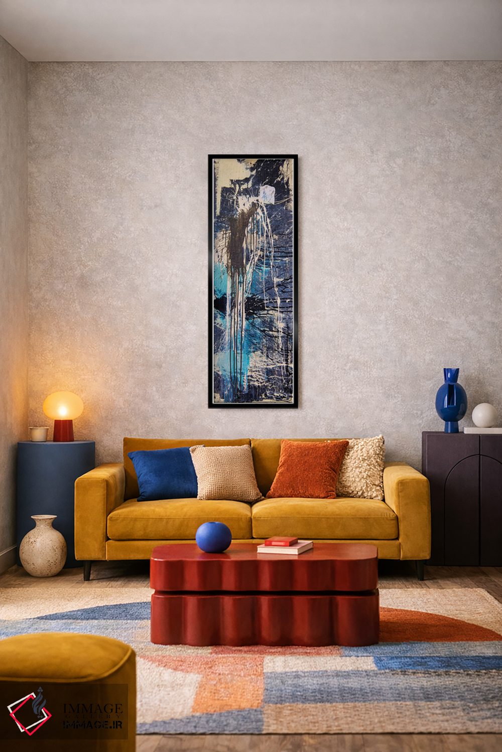 تابلو دکوراتیو بی حس اثر شاون جیکوبز - D2B