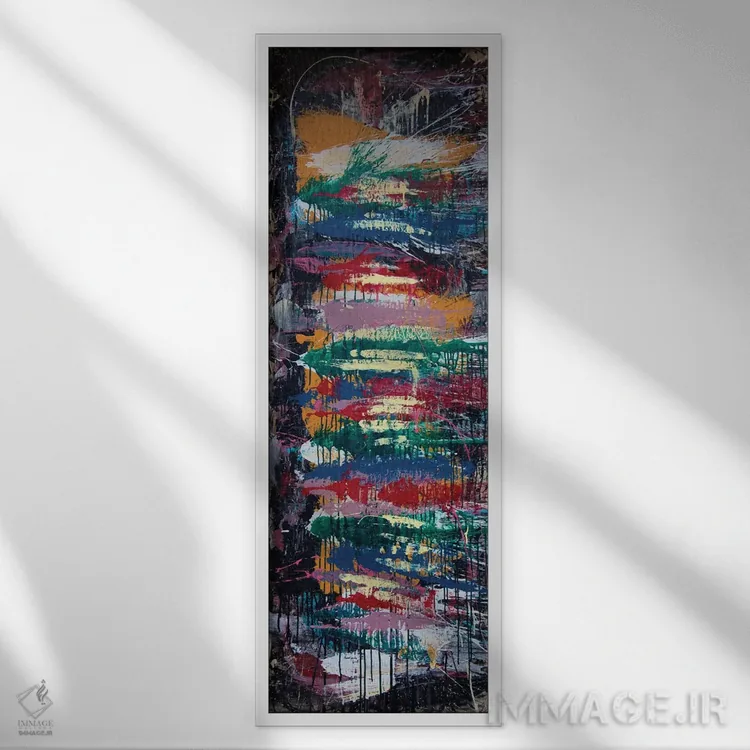 تابلو دکوراتیو ۲۲۰۰۸۲ اثر شاون جیکوبز - نمای قابدار سفید