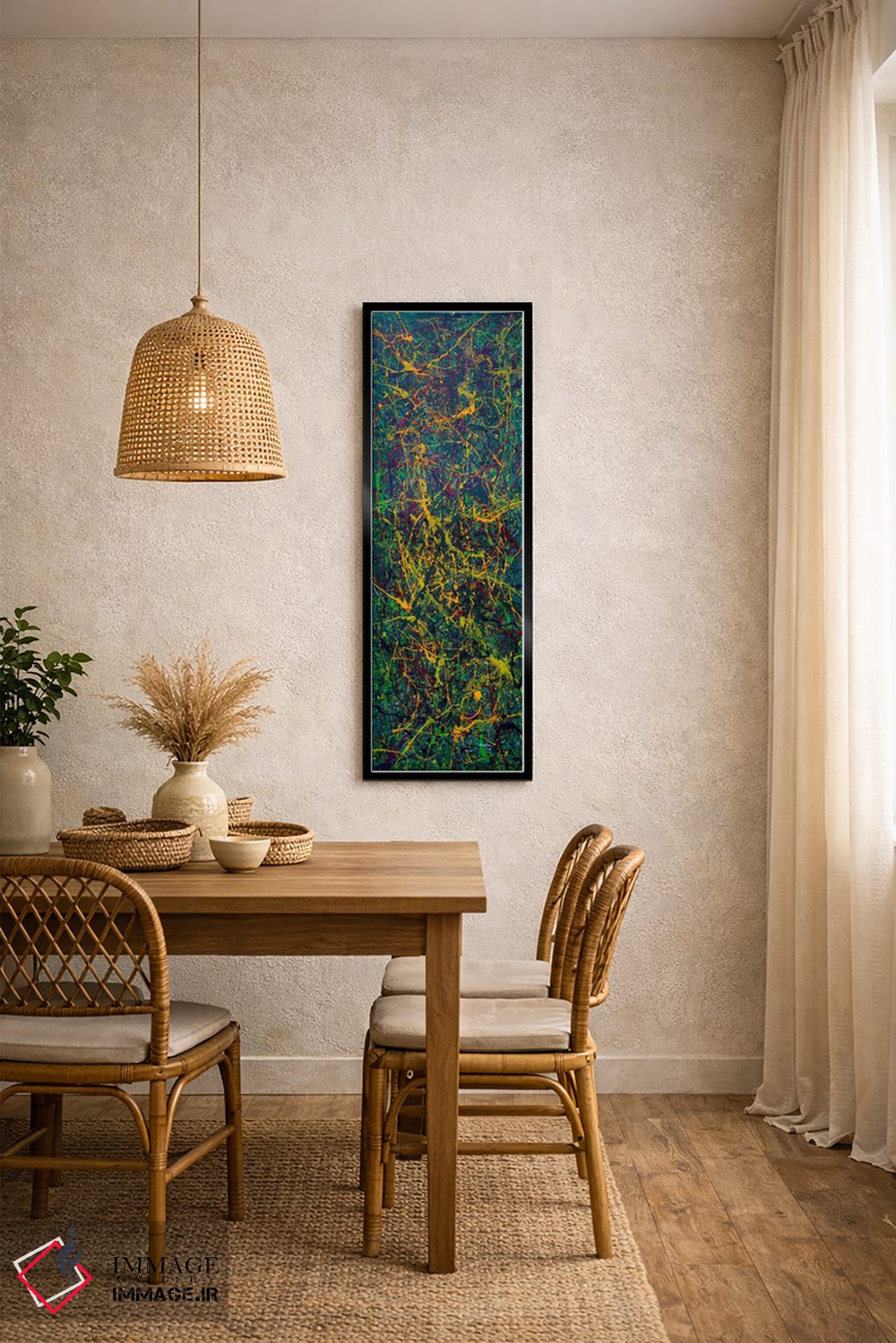 تابلو دکوراتیو خون در چمن اثر شاون جیکوبز - D4B