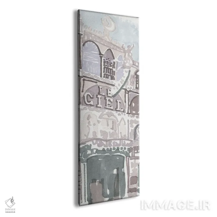 تابلو دکوراتیو خیابان پاریس II اثر استودیو طراحی استلار - نمای پرسپکتیو محصول