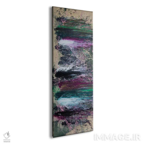 تابلو دکوراتیو ظرافت کج روانه اثر شاون جیکوبز - نمای پرسپکتیو محصول