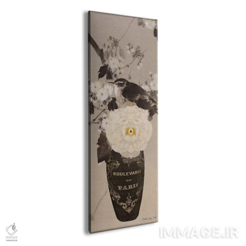 تابلو دکوراتیو گلدان پاریسی VI اثر استودیو طراحی استلار - نمای پرسپکتیو محصول