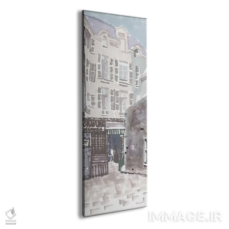 تابلو دکوراتیو خیابان پاریس I اثر استودیو طراحی استلار - نمای پرسپکتیو محصول