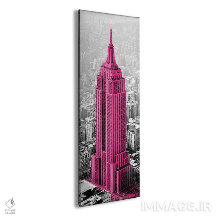 تابلو دکوراتیو حس امپایر استیت اثر شلی لیک - نمای پرسپکتیو محصول