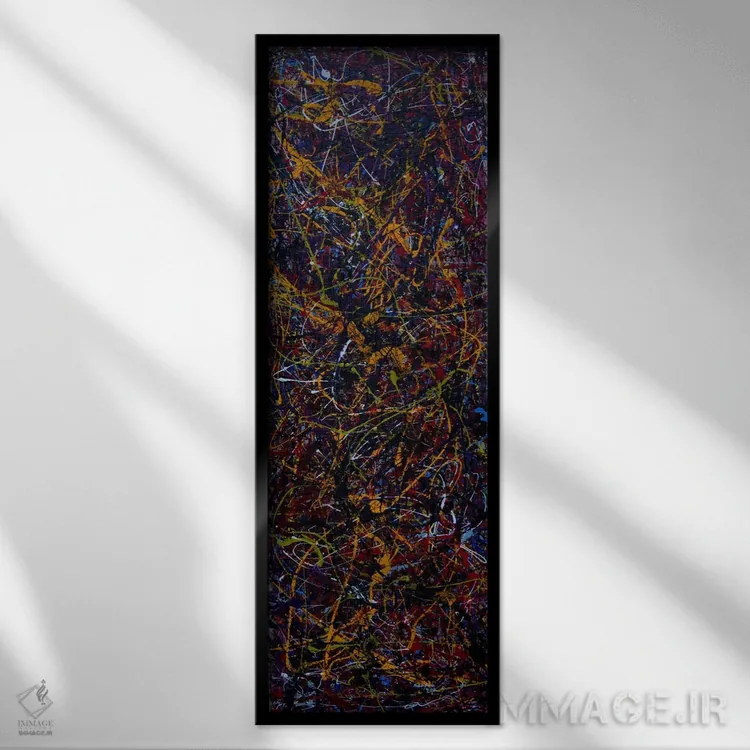 تابلو دکوراتیو موقعیت مورد توجه اثر شاون جیکوبز - نمای قابدار مشکی