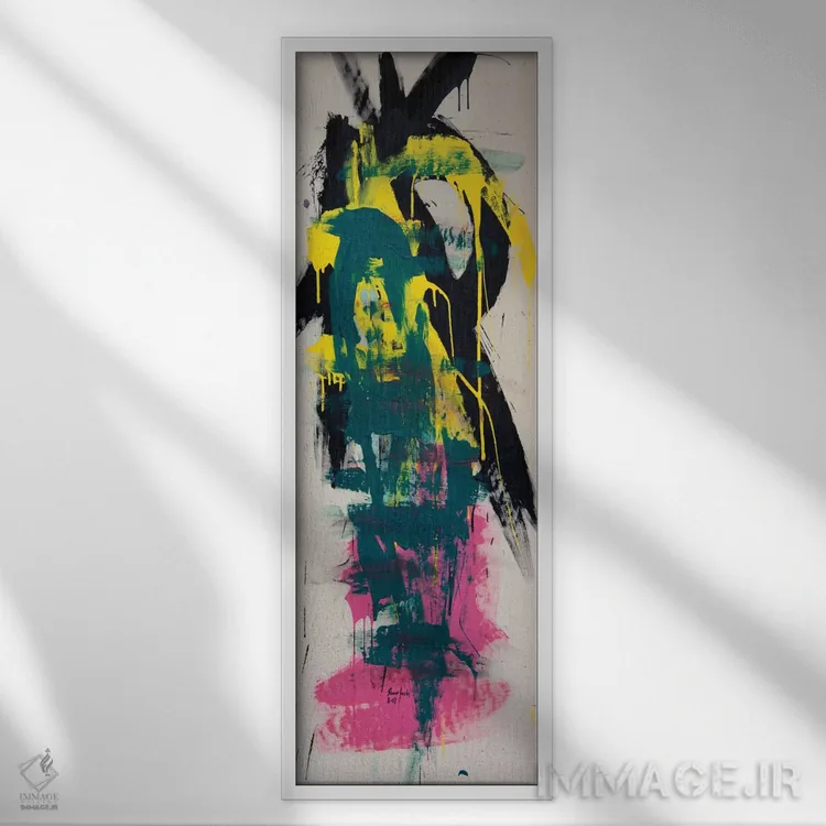 تابلو دکوراتیو ۱۱۲۰۰۷۶ اثر شاون جیکوبز - نمای قابدار سفید