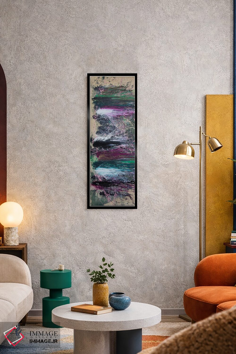 تابلو دکوراتیو ظرافت کج روانه اثر شاون جیکوبز - D2B