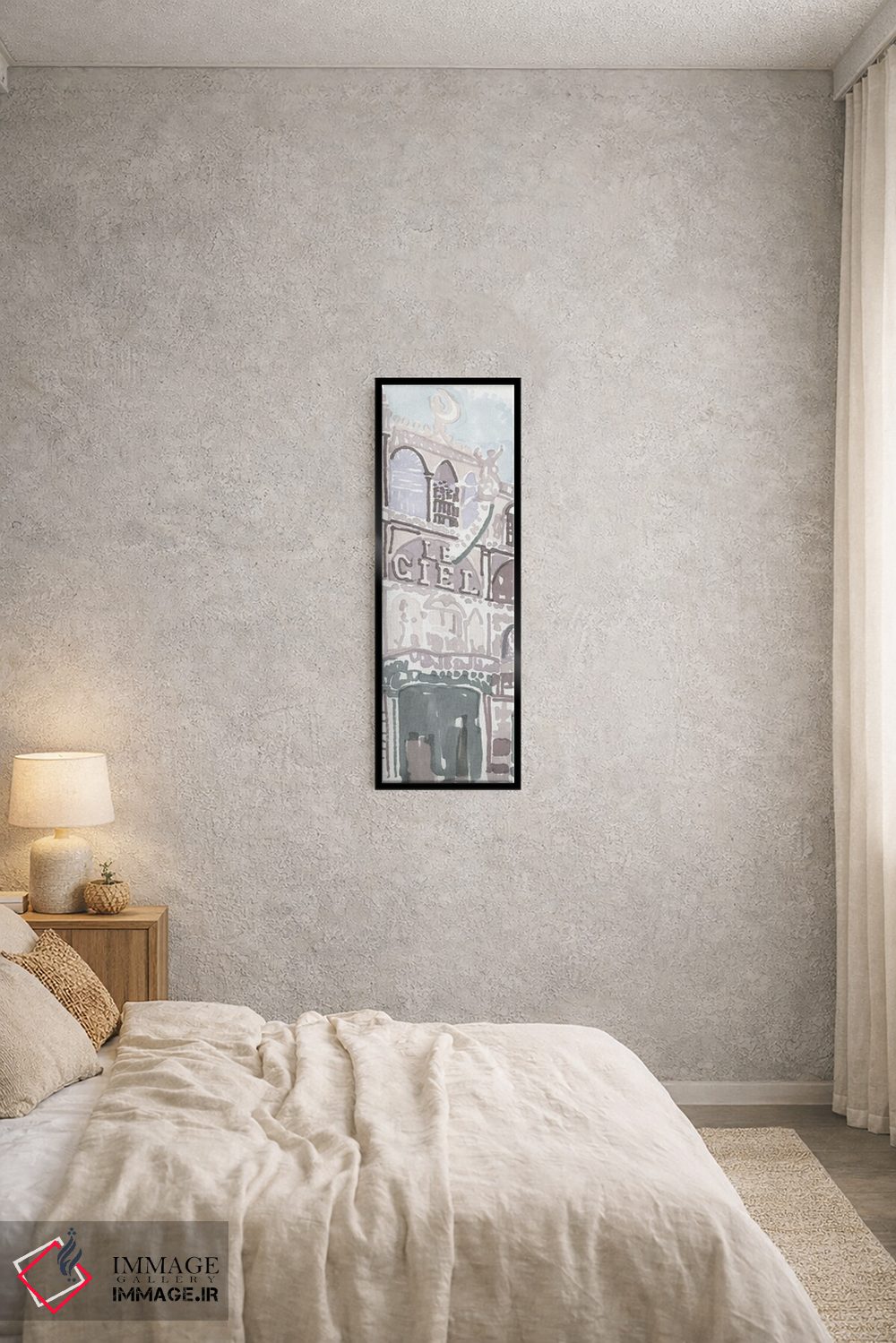 تابلو دکوراتیو خیابان پاریس II اثر استودیو طراحی استلار - D1B