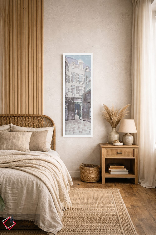 تابلو دکوراتیو خیابان پاریس I اثر استودیو طراحی استلار - D1W