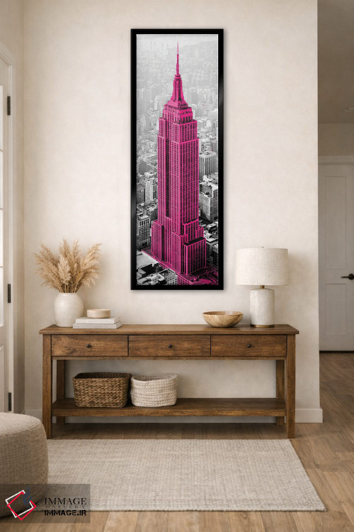 تابلو دکوراتیو حس امپایر استیت اثر شلی لیک - D2B