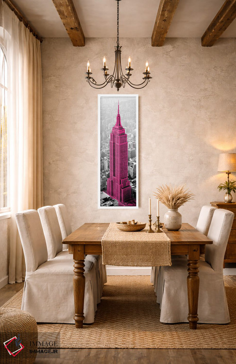 تابلو دکوراتیو حس امپایر استیت اثر شلی لیک - D4W