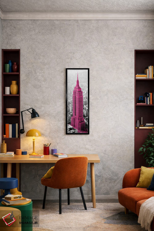 تابلو دکوراتیو حس امپایر استیت اثر شلی لیک - D5B