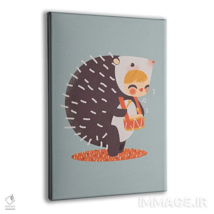 تابلو مینیمال شیرین ها اثر کانزیلو - نمای پرسپکتیو محصول