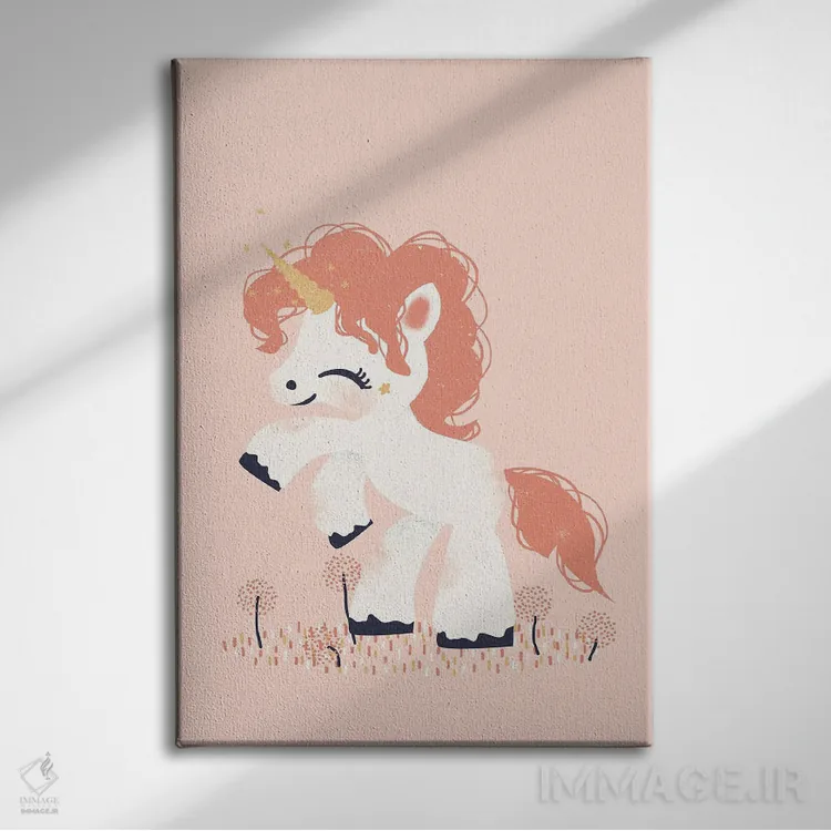 تابلو مینیمال تک شاخ اثر کانزیلو - نمای روبهرو روی دیوار