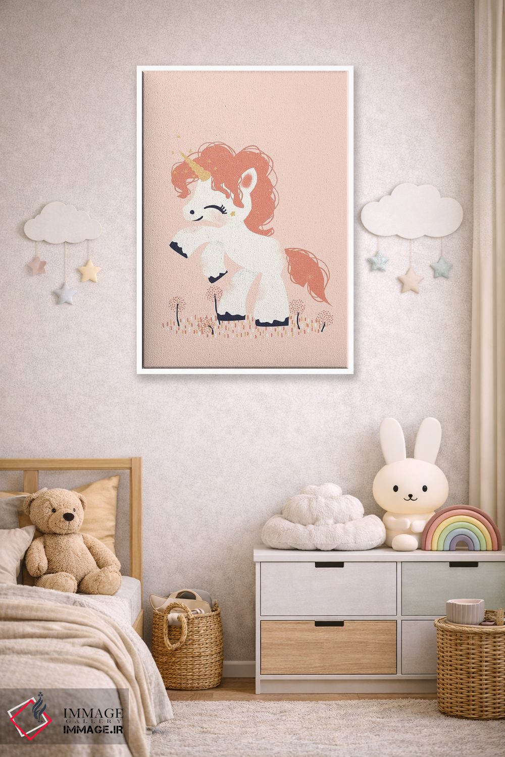 تابلو مینیمال تک شاخ اثر کانزیلو - D3W