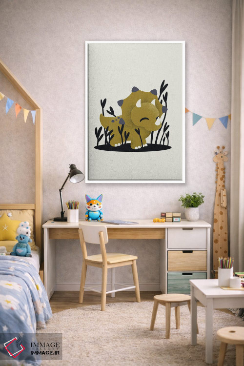 تابلو مینیمال تریسراتوپس اثر کانزیلو - D1W