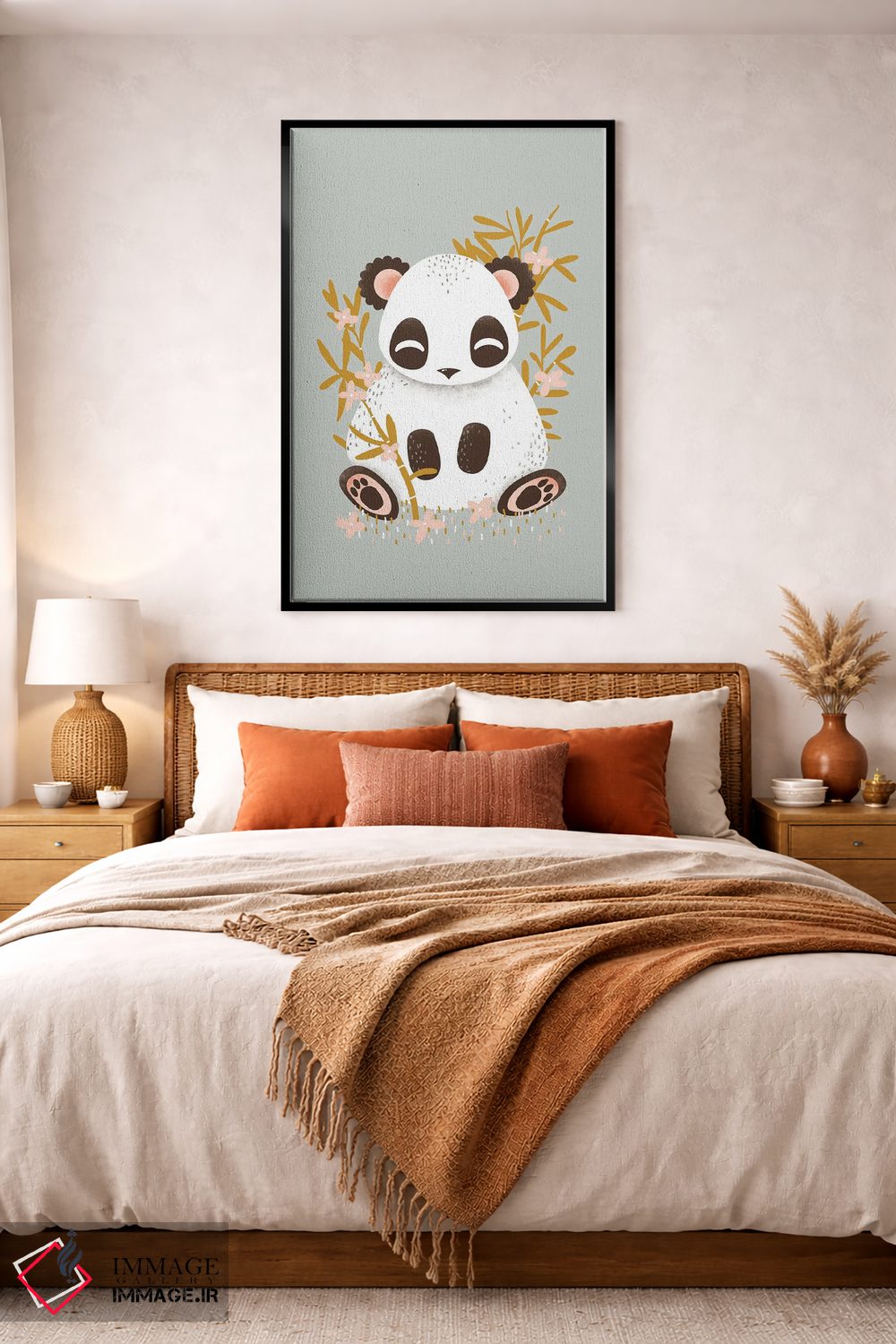 تابلو مینیمال حیوانات بامزه اثر کانزیلو - D6B