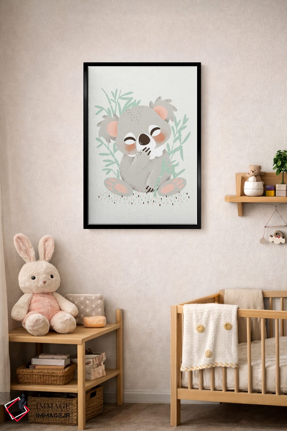 تابلو مینیمال حیوانات بامزه اثر کانزیلو - D4B