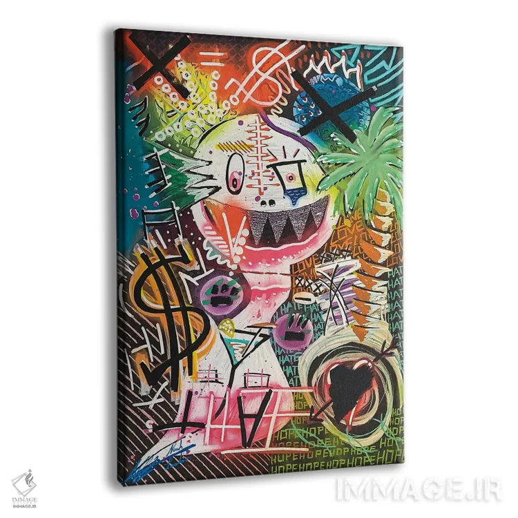 تابلو دکوراتیو شب های جنگل اثر نوا لاتار - نمای پرسپکتیو محصول