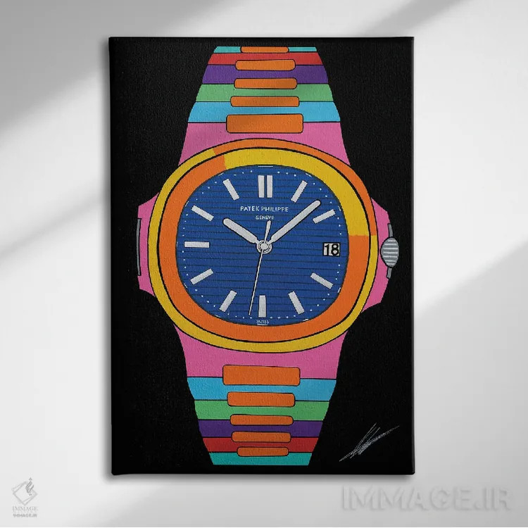 تابلو دکوراتیو پتک اثر نوا لاتار - نمای روبهرو روی دیوار