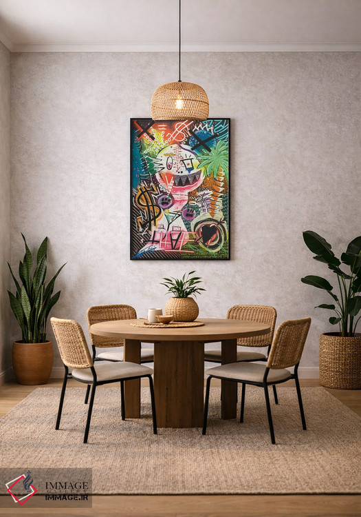 تابلو دکوراتیو شب های جنگل اثر نوا لاتار - D5B