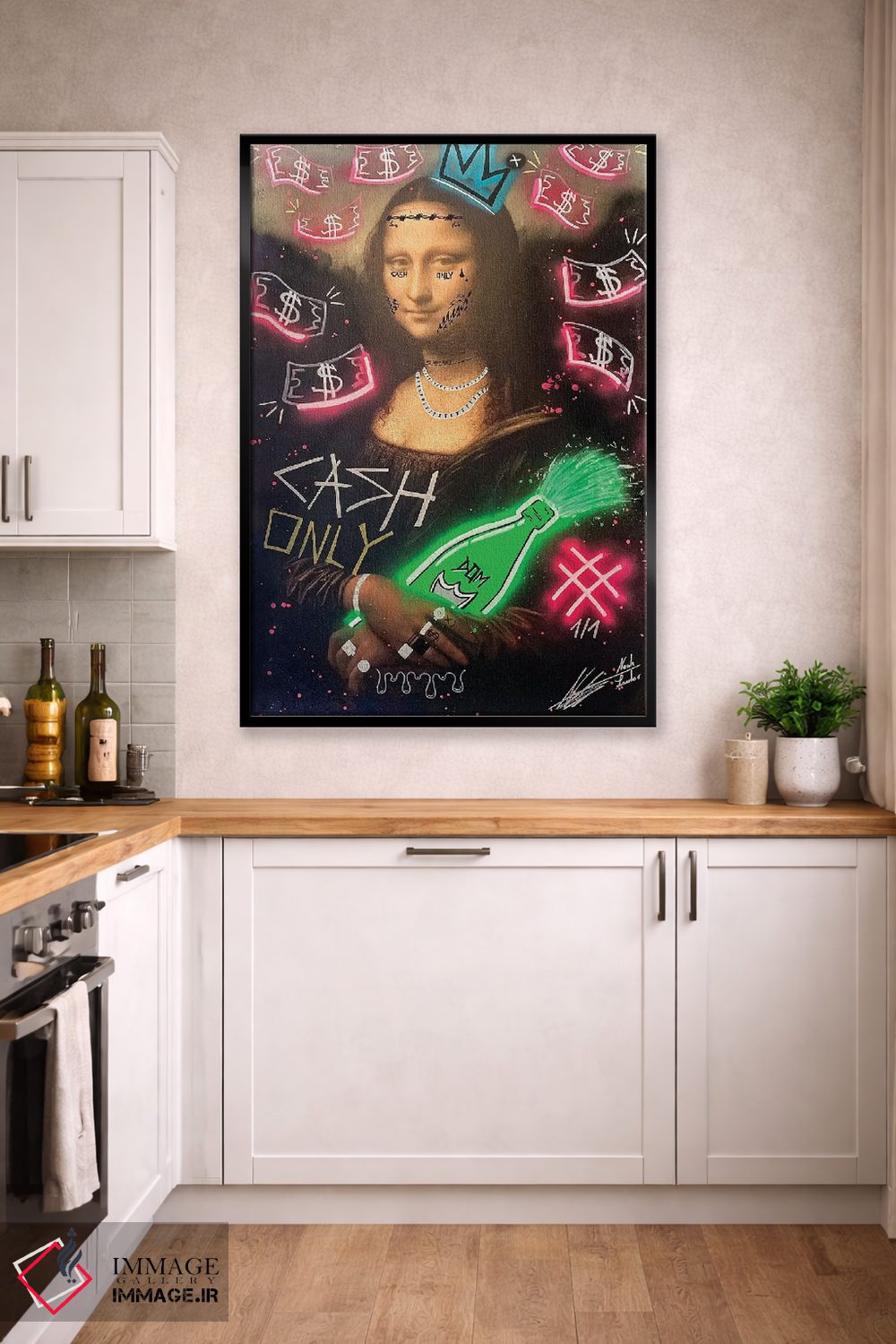 تابلو دکوراتیو مونی لیزا اثر نوا لاتار - D3B