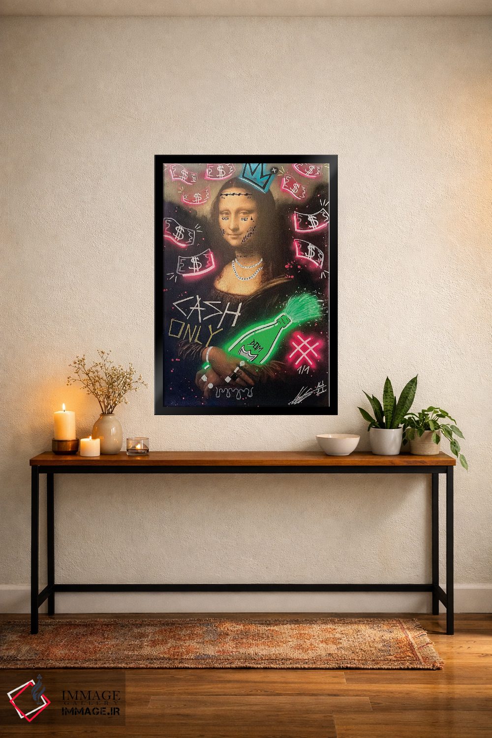 تابلو دکوراتیو مونی لیزا اثر نوا لاتار - D5B