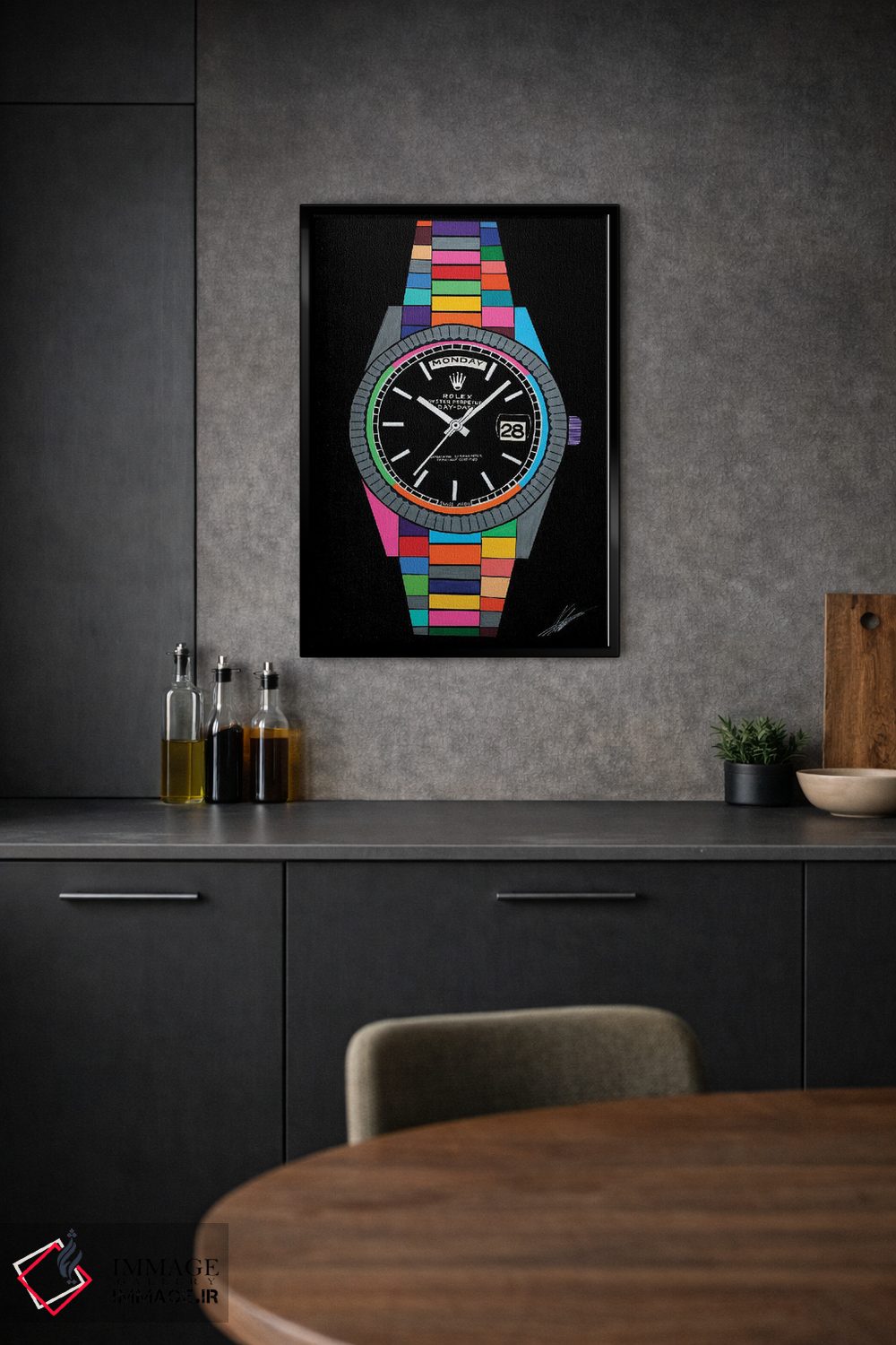 تابلو دکوراتیو رولکس اثر نوا لاتار - D2B