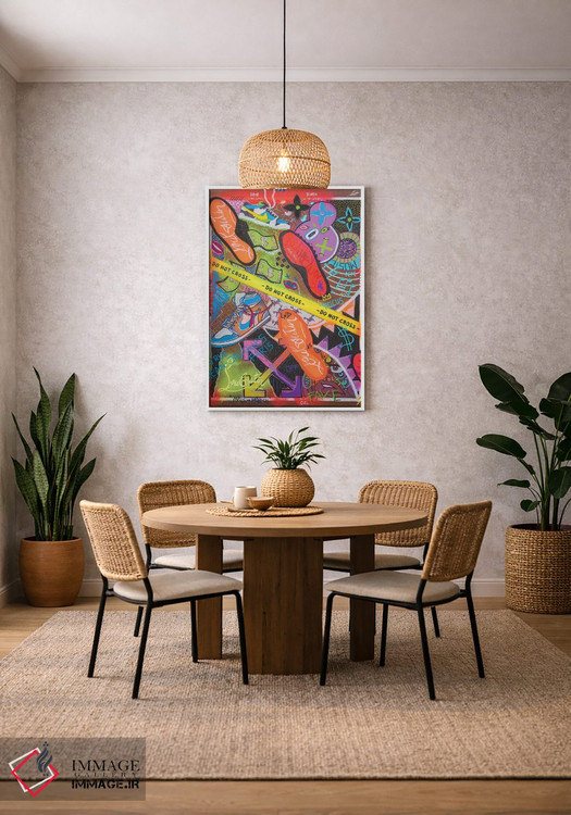 تابلو دکوراتیو عبور ممنوع اثر نوا لاتار - D2W